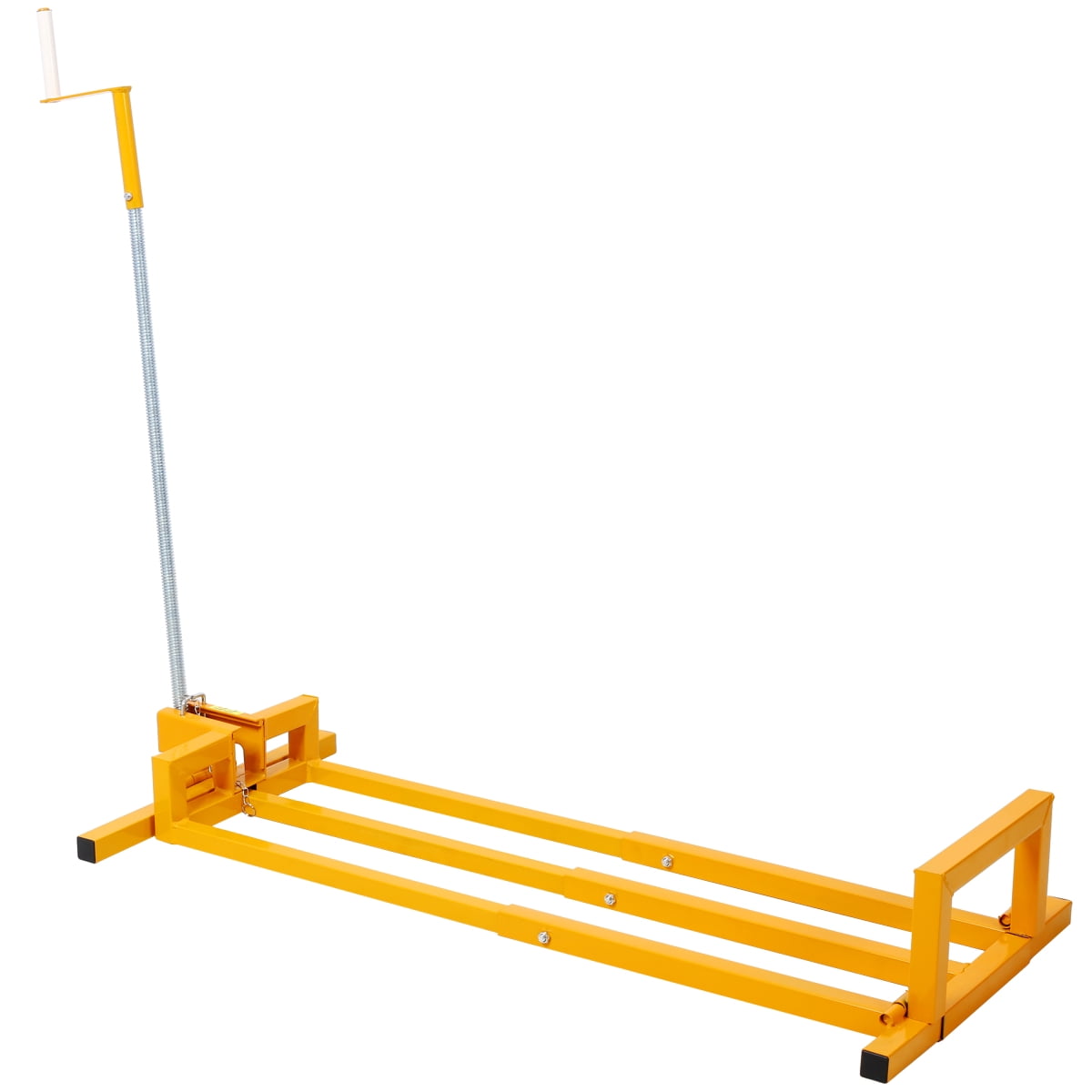 Easy Lawn Mower Lift for Riding Tractors , 800 Lbs Capacity Lawn Tractor Lifter, Ride-on Mower, Cleaning Aid, Universal, Lawn Tractor Lift, Lawn Tractor + 45 ° Tilt Adjustable, Yellow