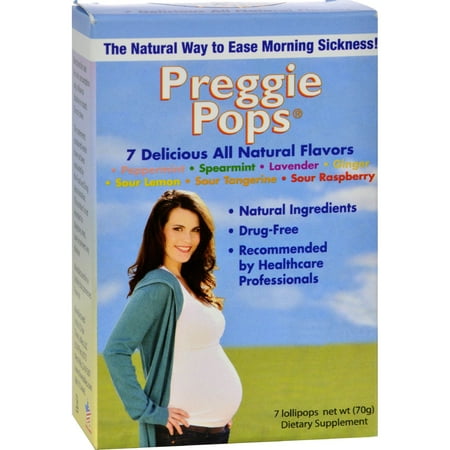 UPC: 0695342612976 | Preggie Pops 7 Lollipops Yeast Free by Three Lollies