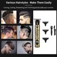 thumbnail image 1 of Wmkox8yii Cortapelos para hombres Recortadores de barba recargables USB Recortadores de precisión inalámbricos para hombres Recortadores de barba eléctricos con 3 peines y pantalla LED Wmkox8yii FJKAFA1315, 1 of 5