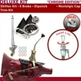 thumbnail image 1 of American Shifter  C4 Shifter Kit Chrome 8 in. E Brake Trim Kit Dipstick for ECF51, 1 of 1