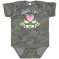 thumbnail image 3 of Inktastic Gigi's Girl Heart Flowers Girls Baby Bodysuit, 3 of 5