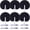 Black, variant on Foldable Handheld Fans for Women, 60 Pcs White Paper Fans, Round Wedding Decorative Folding Hand Fan for Bridal Guest, Church, Party Favors, Dancing, Birthday DIY