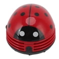 thumbnail image 4 of Handheld Desktop Vacuum Sweeper, Red Ladybird Cordless Ergonomic Rotating Mini Desktop Vacuum Cleaner For Study Room, 4 of 8