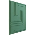 thumbnail image 2 of Ekena Millwork 19 5/8"W x 19 5/8"H Geometric EnduraWall Decorative 3D Wall Panel, Universal Pearl Metallic Sea Mist (12-Pack for 32.04 Sq. Ft.), 2 of 6