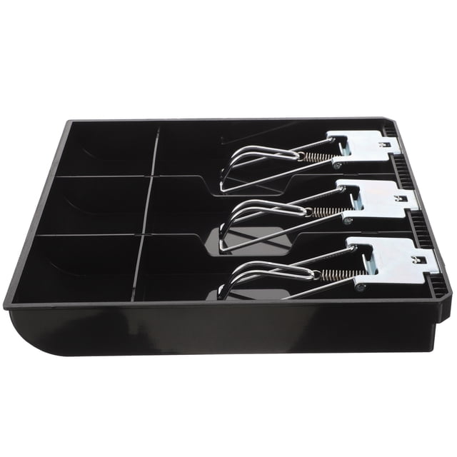 Raindrops 1Pack Rectangular Metal Cash Register Drawer Compartment for Shop Equipment Easy Access to Money