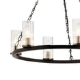 thumbnail image 5 of 6 Light Medium Chandelier With Mid-Century/Retro Inspirations 23 Inches Tall By 25 Inches Wide     -Traditional Installation Kichler Lighting 52107Oz, 5 of 6