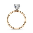 thumbnail image 4 of IGI Certified Lab Grown Diamond Solitaire Engagement Rings For Women, Center 8mm Cushion Cut 4-Prong Anniversary Wedding Ring In 18K Solid Rose Gold F-G, VS-SI Quality (2.65 Cttw) Ring Size-5, 4 of 6