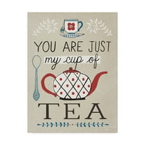 Trademark Fine Art 'Cup of Tea' Canvas Art by Oliver Towne