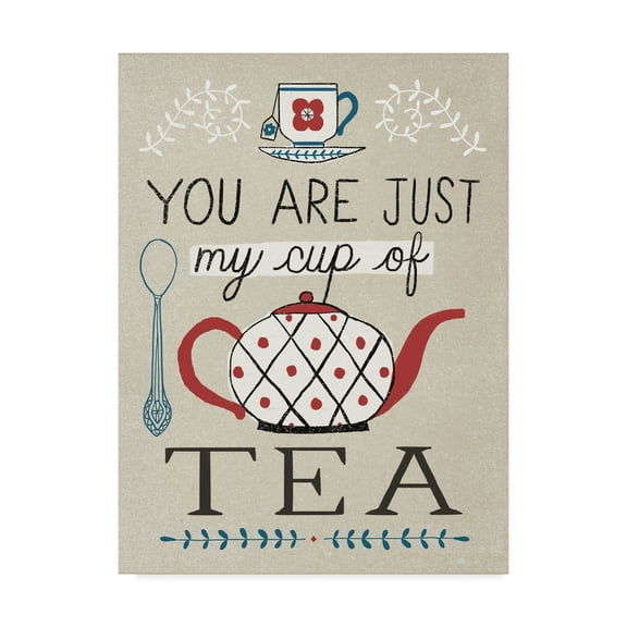 Trademark Fine Art 'Cup of Tea' Canvas Art by Oliver Towne