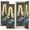 Color 3, variant on Rustic 2 Pcs School Locker Magnetic Wallpaper 12" x 36" Ornate Vintage Skeleton Keys Baroque Gold Bronze Tones Reusable Removable Locker Accessories Back to School Supplies