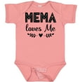 thumbnail image 3 of Inktastic Mema Loves Me Baby Clothes Girls Baby Bodysuit, 3 of 5