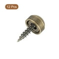 thumbnail image 3 of Uxcell Tornillos Decorativos de Latón con Tapas, Tapa de Tornillos Espejo Tornillo Autoperforante Bronce 9mm, 3 of 5