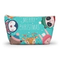 thumbnail image 2 of Holiday Merry Christmas Makeup Cosmetic Bag Animal Lovers Pouches, 2 of 6