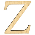 thumbnail image 1 of Krafty Supply 18" Tall Greek Wood Letter ZETA | 1/4" Thick Birch Plywood | Greek Alphabet | Craft Alphabet Letters, 1 of 4
