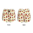 thumbnail image 3 of Daiia Ladybug And Bee Pattern Women's 2 in 1 Running Shorts - Lightweight Athletic Workout Gym Yoga Shorts Liner with Phone Pockets-Large, 3 of 7