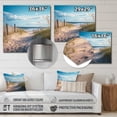thumbnail image 4 of Designart "The Path Leading to the Beach IV" Nautical & Beach Metal Wall Art, 4 of 5
