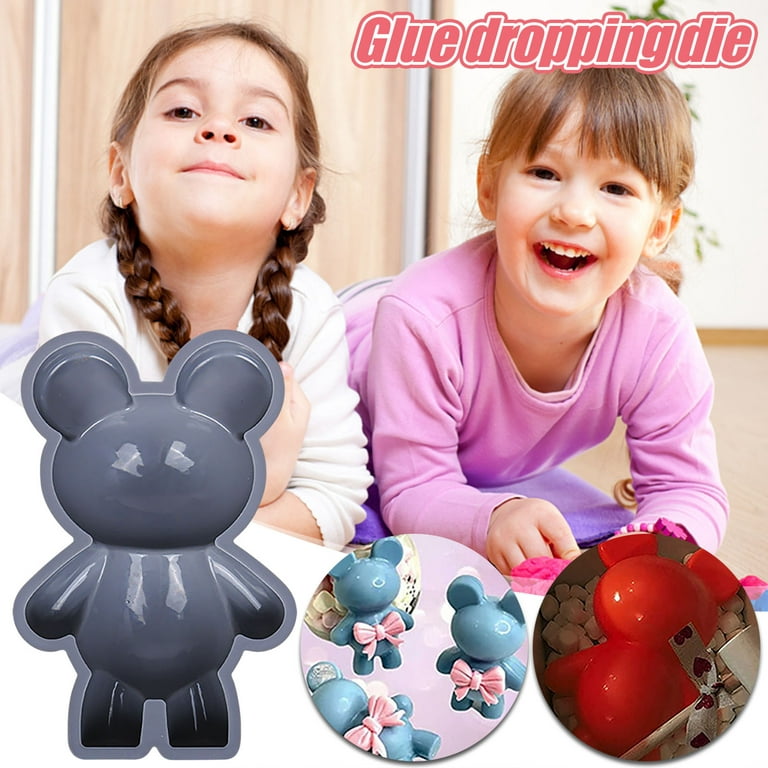 Little Bear Silicone Molds for Baking Cake Decorating Tool With