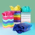 thumbnail image 2 of 15.7" Paper Gift Bags with Tissue Paper, Extra Large Gift Bags with Handles, Birthday Bags Medium Size, Rainbow Bag Large Size, Medium Birthday Wrap Bag Set for Kids, 2 of 17