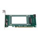 thumbnail image 2 of Tarjeta adaptadora ST518 PCI-E X16 U.2 SFF-8639 Componente electrónico NVMe SSD de 2,5 pulgadas, 2 of 8