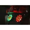 thumbnail image 5 of LED Reflector Steering Brake Tail Light, Compatible with Electric Motorcycle Scooter (Round Lighted Reflector Blue) Two Pack, 5 of 5