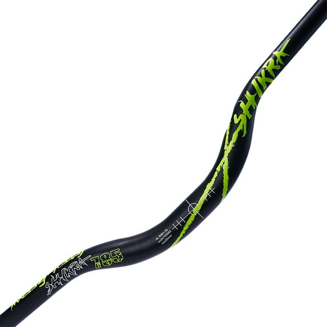Guidon de Vélo de Montagne Guidon Long Courbé 31.8mm Vert