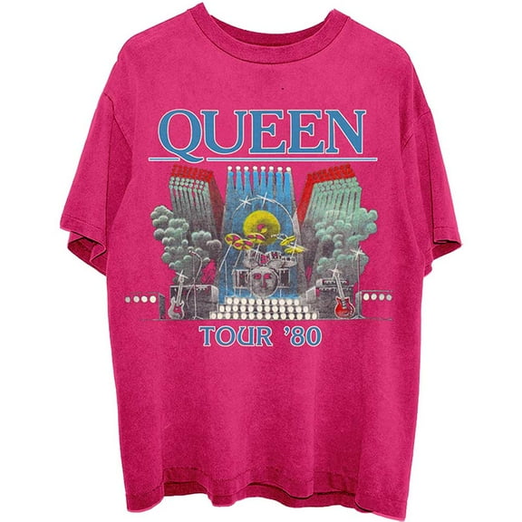 Queen Unisex T-Shirt: Tour '80 (Medium)