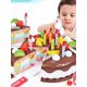 thumbnail image 5 of Relájate, amor, juego de juguetes de pastel de cumpleaños, 37 piezas, simulación de alta simulación, juego de pastel de fiesta de cumpleaños, juego de pastel de cosplay para niños de 3 años en, 5 of 8