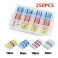 thumbnail image 3 of 250pcs Heat Shrink Solder Seal Wire Connectors, Waterproof Butt Insulated Connectors Solder Connector Kit for Electrical Automotive Marine, 3 of 12