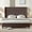 Brown, variant on VanAcc King Size Platform Bed Frame with 62" Headboard Corduroy Upholstered Bed/Wingback/No Box Spring Needed/Noise Free/Cream