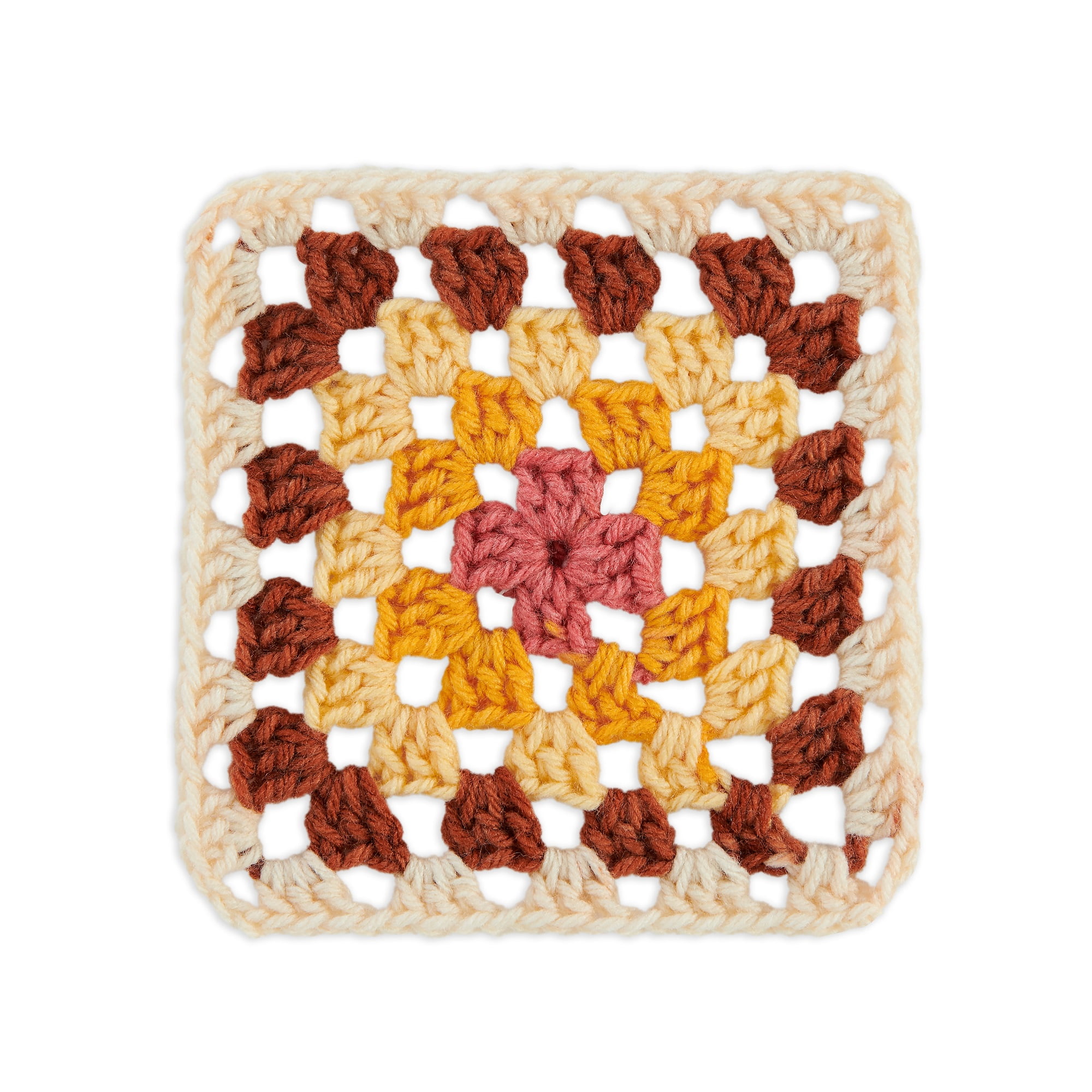 Red Heart® Granny Square™ #4 Med Acrylic Yarn, Aran-warm wheat 250g 417yd (3Pk)