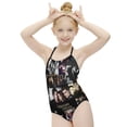 thumbnail image 5 of The Vampire Diaries Characters Children's One-piece Swimwear Halterneck Swimsuit Summer Beach Girl's Bathing Suits Breathable Beachwear, 5 of 7