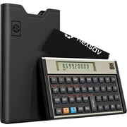 HP 12C Financial Calculator – 120+ Functions for Finance, Accounting & Real Estate – Programmable RPN Calculator with Case & Cloth