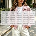 thumbnail image 3 of Fewfanhot Womens Fall Tops Polka Dot Cropped Jacket Full Zip with Pockets Lightweight Relaxed Fit Spring and Fall, 3 of 9