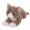 Multicolor Brown cat, variant on Yokua Playful Plush Cats Toy Realistics Stuffed Animals for Kids Room Decoration