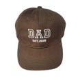 thumbnail image 4 of XIAOCHA Men's Embroidered New Dad Baseball Cap Adjustable Hat Band Outdoor Baseball Hats Sun Protection Baseball Caps,Coffee, 4 of 4