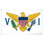 Valley Forge U.S. Virgin Islands Nylon Flag 7in x 10.88in