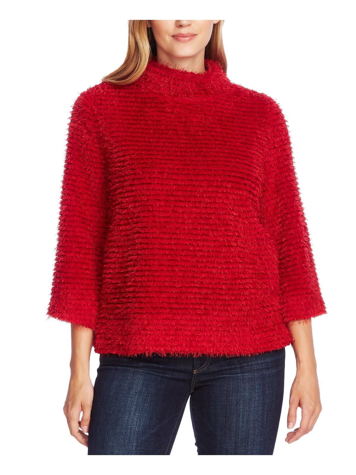 vince camuto eyelash knit sweater