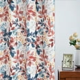 thumbnail image 4 of VOGOL Light Filtering Grommet Curtains for Living Room, Farmhouse Leaves Print Window Treatment Drapes for Bedroom, 52 x 84, Multi-color, 4 of 7