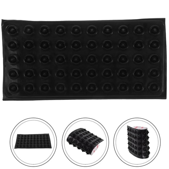 ELAYARD Snowboard Nonslip Step Pad Black Adhesive Grip Sticker with Strong Hold for Ski Board