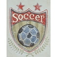thumbnail image 2 of Marmont Hill "Soccer Shield" by Reesa Qualia Painting Print on Wrapped Canvas, 2 of 5
