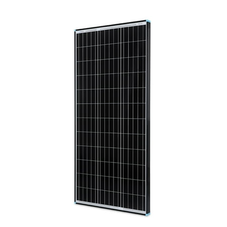 UPC: 0810009716914 | Renogy 100 Watt 12 Volt Monocrystalline Solar Panel High-Efficiency Module PV Charger for RV Motorhomes Cabins Marine  Black Frame
