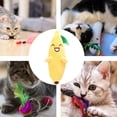 thumbnail image 4 of Cute Fruit-Shaped Catnip Toys for Indoor Cats – Interactive Chew Training Plush Toys, Banana Design for Teeth Cleaning, Ideal for Cat Lovers, Soft and Durable Cat Playthings（Yellow）, 4 of 4