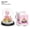 P1288 Warm Wishes Carnation, variant on HZLKADAQ Eternal Flower Building Blocks with Display Dome - DIY Artificial Flower Bouquet Set, Forever Blooming Floral Model, Ideal Gift for Valentine's Day,Mother's Day,Birthday