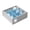 Blue, variant on Interactive Hamster Maze, 9 Chamber Wooden Tunnel Hideout for Small Animals, Multi-Chamber Subterranean Habitat for Hamsters Gerbils, Enrichment Exploration Activity, 7.9"x8.3", Blue