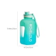 thumbnail image 3 of Botella de agua deportiva de gran capacidad de 1600ML con infusor de té, garrafa portátil exterior para senderismo, gimnasio y uso diario - A prueba de fugas y fácil de limpiar, 3 of 6