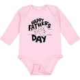 thumbnail image 3 of Inktastic Happy Father's Day Parent-Child Fist Bump Boys or Girls Long Sleeve Baby Bodysuit, 3 of 5