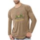 thumbnail image 2 of Blusas y camisas de manga larga con cuello redondo para hombre, deportivas, fitness, hogar, pijamas navideños estampados, camiseta de manga larga con cuello redondo, blusa de poliéster para hombre, 2 of 4