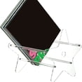 thumbnail image 3 of SHISUYAN Transparent Acrylic CD Storage Rack for Desktop Organization in Office or Home 9.84 x 5.91 x 3.94 Inches, 3 of 8