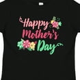 thumbnail image 4 of Inktastic Happy Mothers Day with Flowers Boys or Girls Toddler T-Shirt, 4 of 5