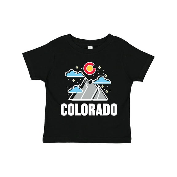 Inktastic Colorado Mountains and Clouds Boys or Girls Toddler T-Shirt
